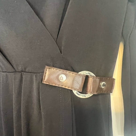 Michael Kors Women’s Black Contemporary Stretchy Midi Dress szPM Minimalist - Picture 7 of 8